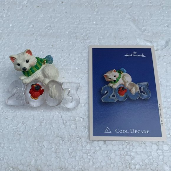 Cool Decade Fox Hallmark Keepsake Christmas Tree Ornament - 2003 - Picture 5 of 9